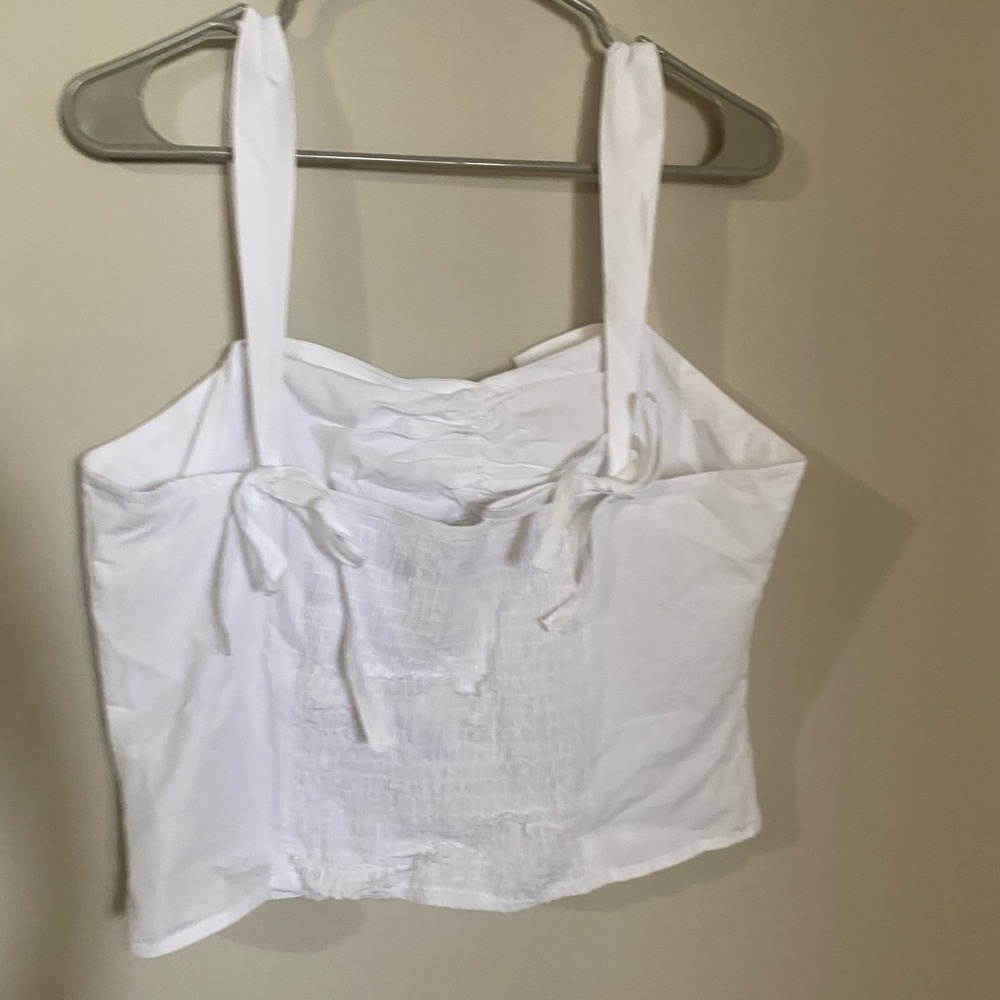 ASOS White Ruched Camisole - Picture 3 of 5